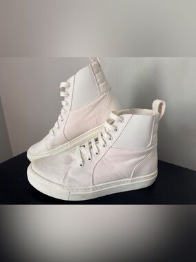 Thakoon white High-Top Canvas slip on Sneakers size 39/8W